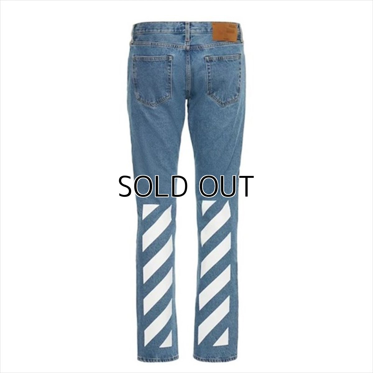 画像1: OFF-WHITE Diag Tab Slim Jeans (1)