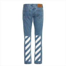 画像1: OFF-WHITE Diag Tab Slim Jeans (1)