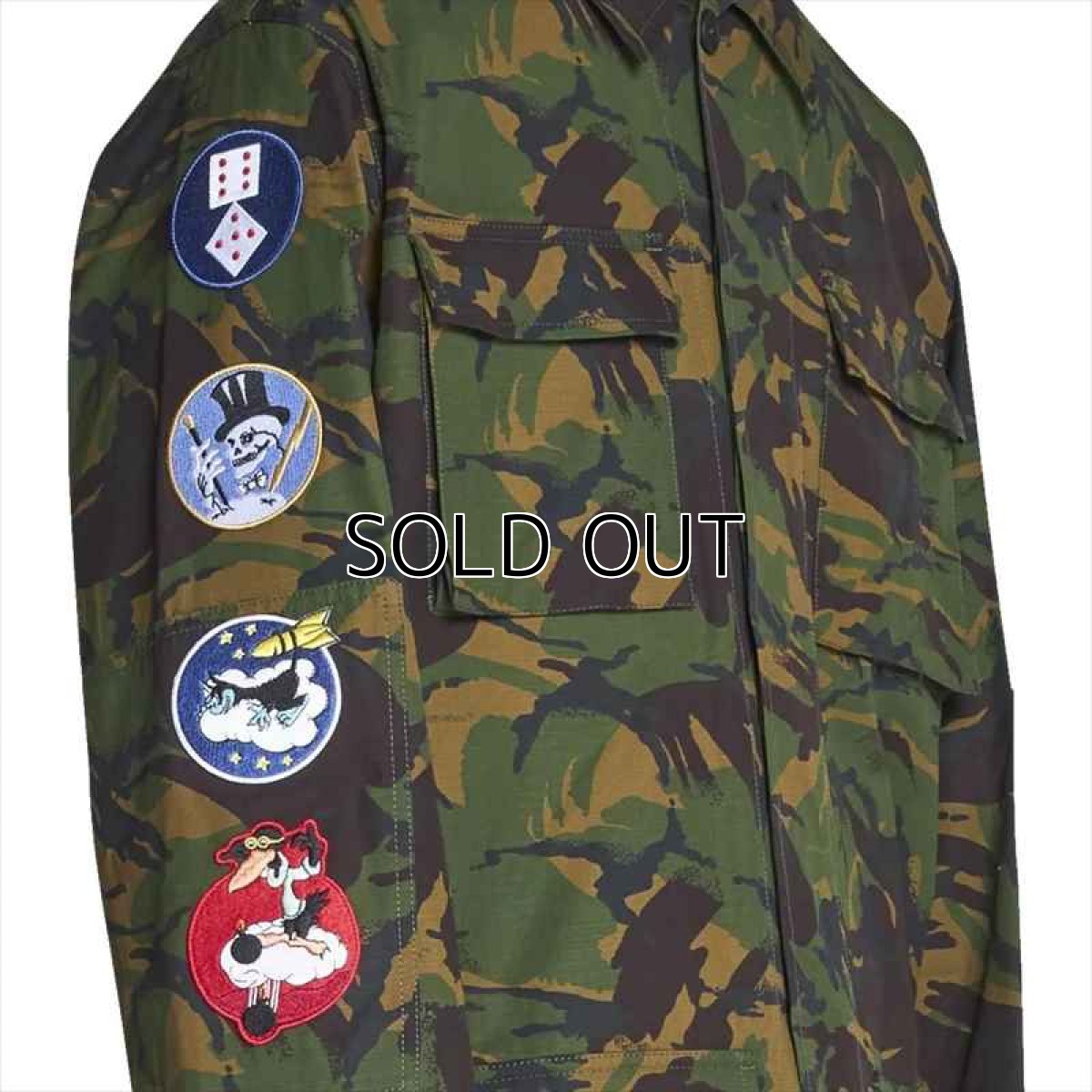 画像2: OFF-WHITE Camou Patch Field Jacket (2)