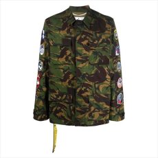 画像1: OFF-WHITE Camou Patch Field Jacket (1)