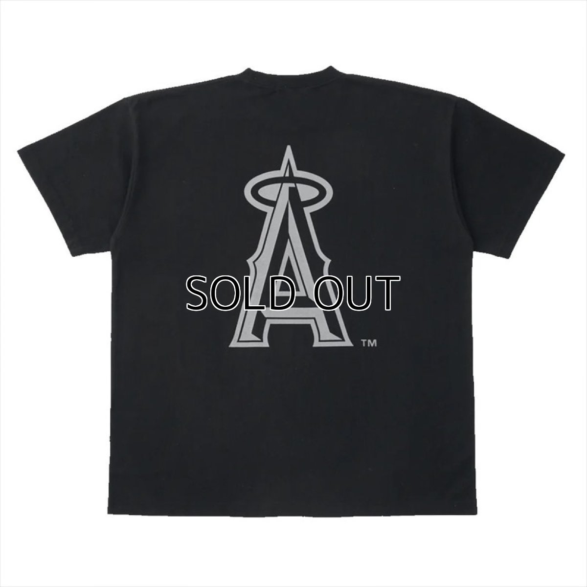 画像1: ALWAYS OUT OF STOCK x Los Angeles Angels Reflective Angels Logo Tee (1)