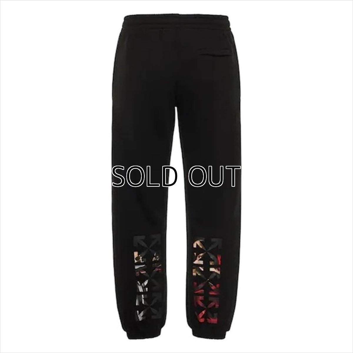 画像1: OFF-WHITE Caravaggio Paint Shorten Sweat Pants (1)