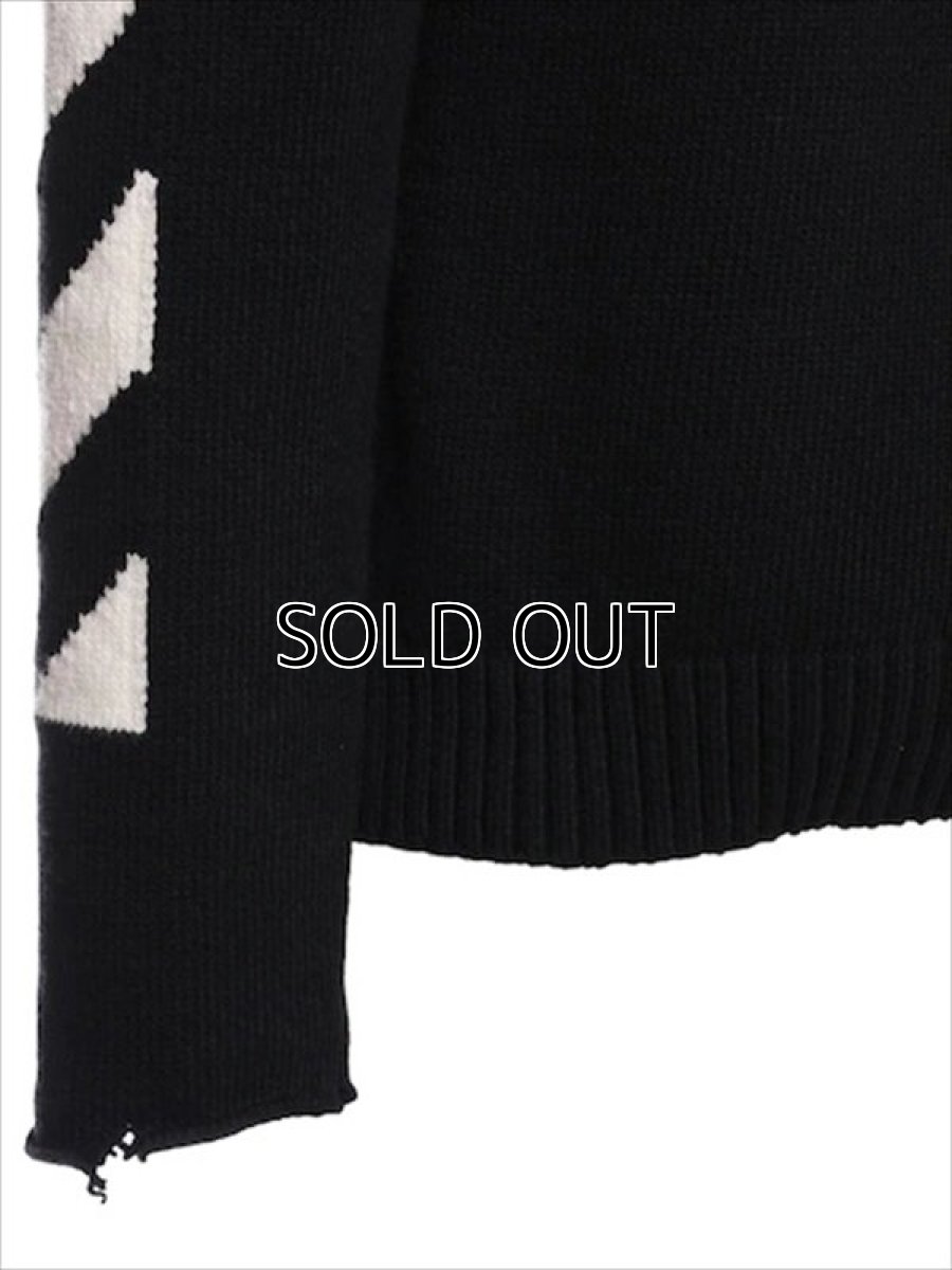 画像4: OFF-WHITE Diag Knit Crewneck Sweater (4)