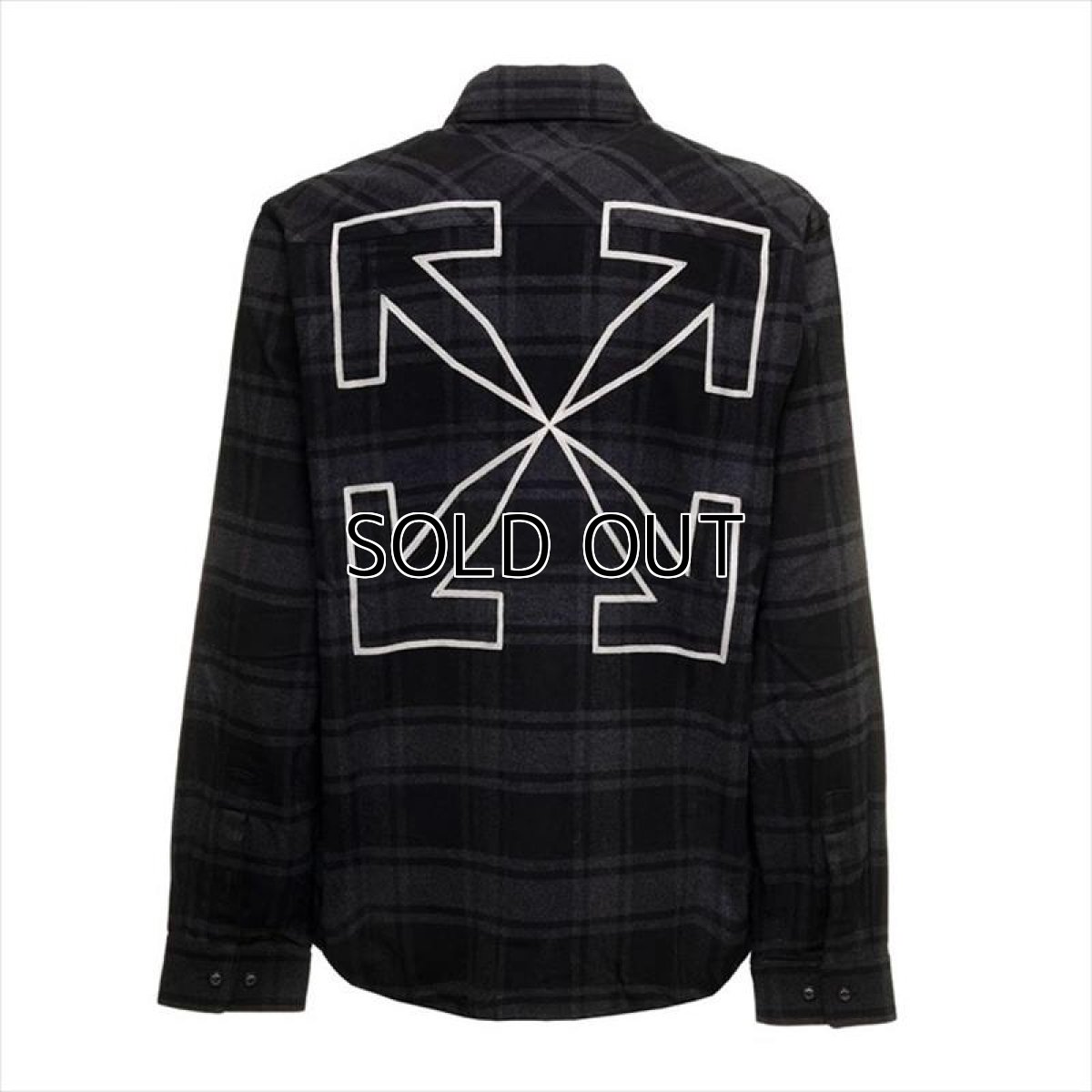 画像1: OFF-WHITE Arrow Flannel Shirt (1)