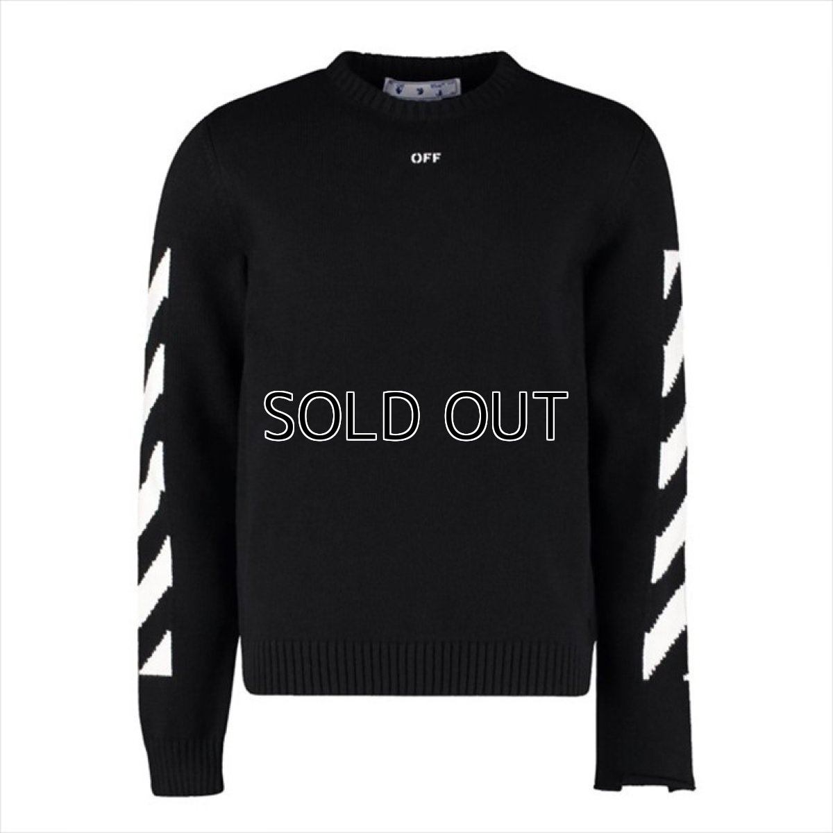 画像2: OFF-WHITE Diag Knit Crewneck Sweater (2)
