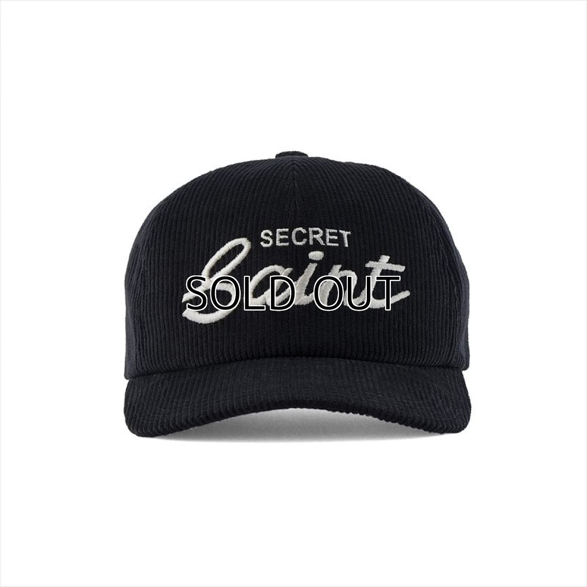 画像2: ©SAINT Mxxxxxx Cap Corduroy Black (キャップ) (2)