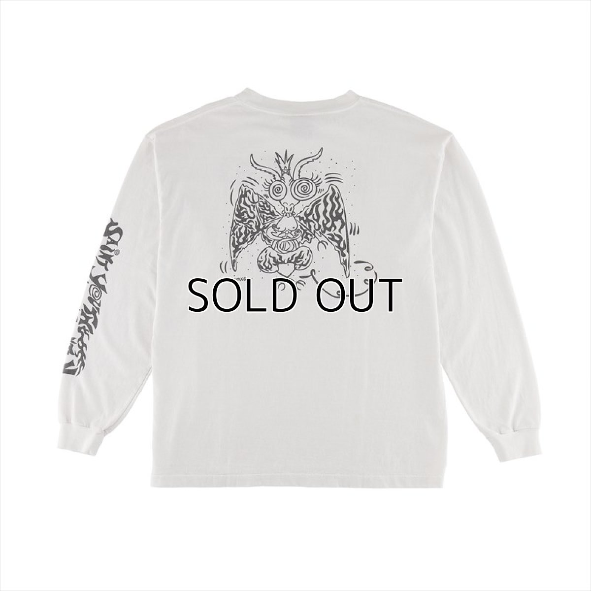 画像2: ©SAINT Mxxxxxx L/S T-Shirt Satan White (ロングスリーブTシャツ) (2)