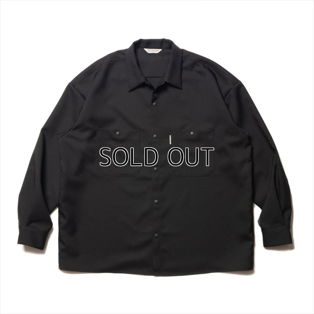 画像1: COOTIE PRODUCTIONS Polyester Twill Work L/S Shirt (ワークシャツ) (1)