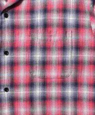 画像4: MINEDENIM V.Nep Check Flannel Open Collar Shirt (4)