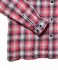 画像5: MINEDENIM V.Nep Check Flannel Open Collar Shirt (5)
