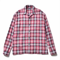 画像1: MINEDENIM V.Nep Check Flannel Open Collar Shirt (1)