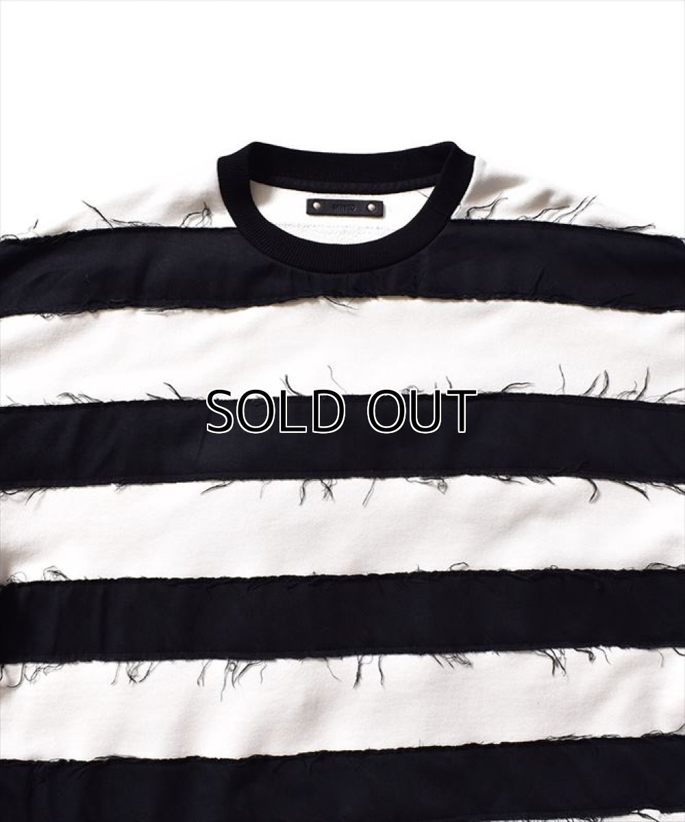 画像3: MINEDENIM Bold Denim Border Crew Neck Pullover Sweat (スウェット) (3)