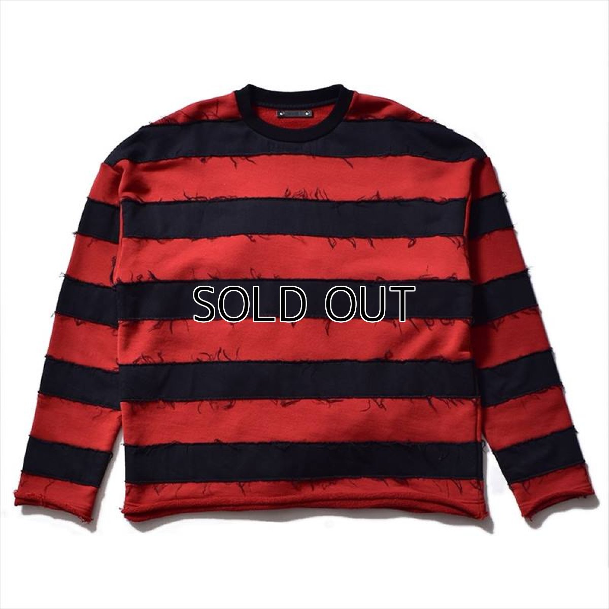 画像1: MINEDENIM Bold Denim Border Crew Neck Pullover Sweat (スウェット) (1)
