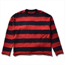 画像1: MINEDENIM Bold Denim Border Crew Neck Pullover Sweat (1)