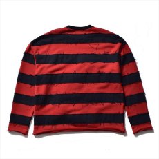 画像2: MINEDENIM Bold Denim Border Crew Neck Pullover Sweat (スウェット) (2)