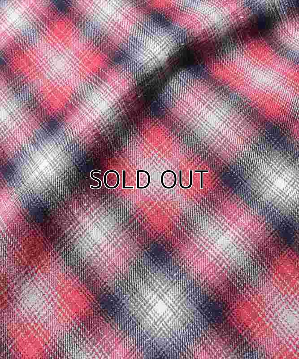 画像8: MINEDENIM V.Nep Check Flannel Open Collar Shirt (チェックシャツ) (8)