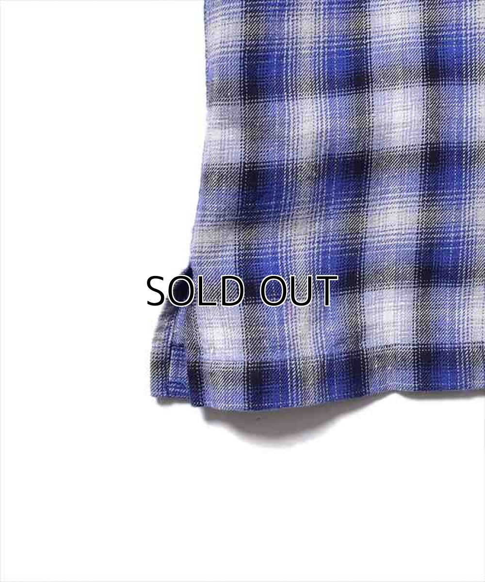 画像6: MINEDENIM V.Nep Check Flannel Open Collar Shirt (チェックシャツ) (6)