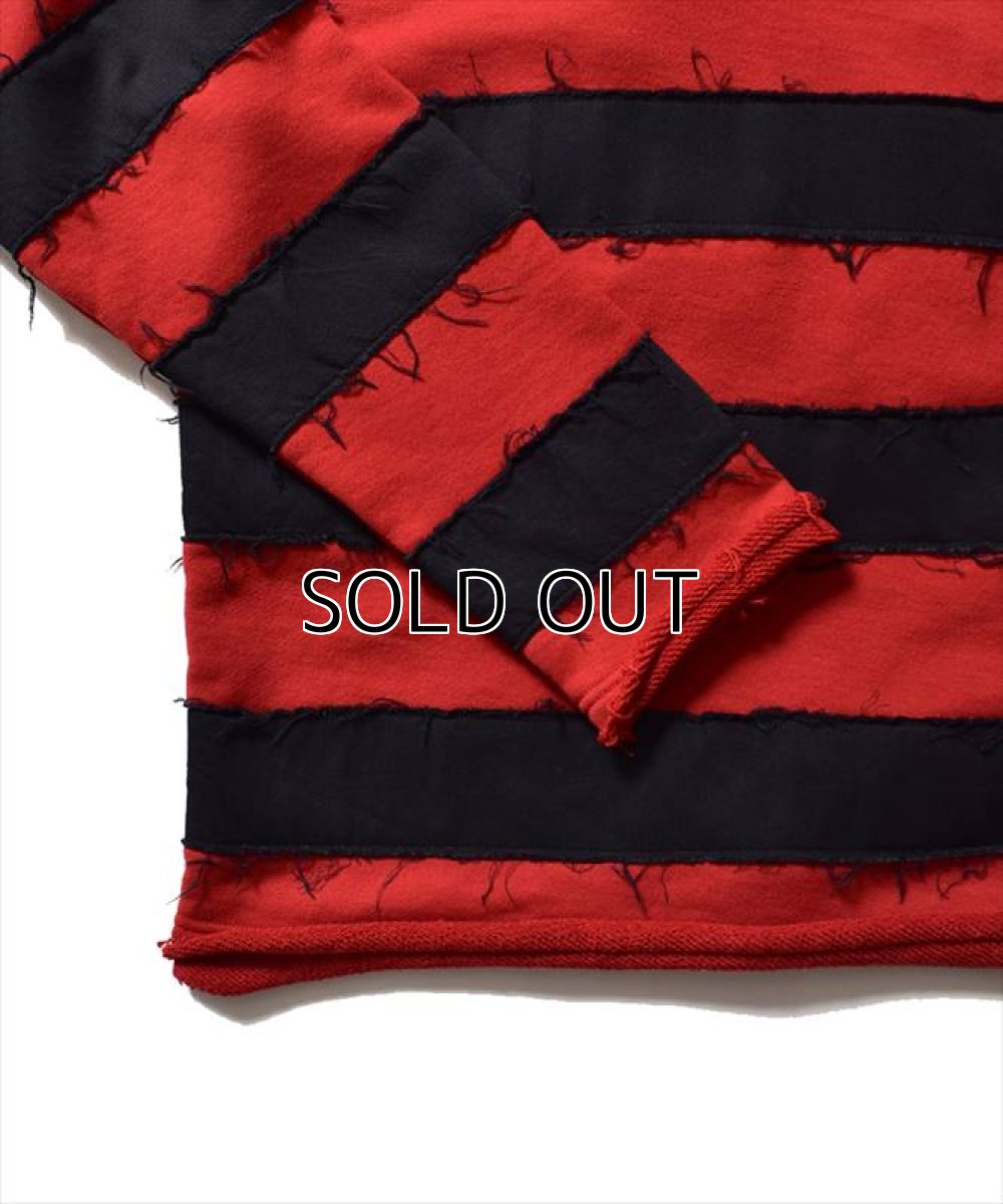 画像4: MINEDENIM Bold Denim Border Crew Neck Pullover Sweat (スウェット) (4)