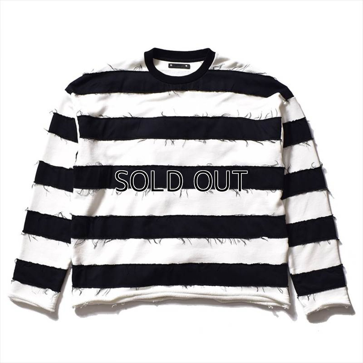 画像1: MINEDENIM Bold Denim Border Crew Neck Pullover Sweat (スウェット) (1)
