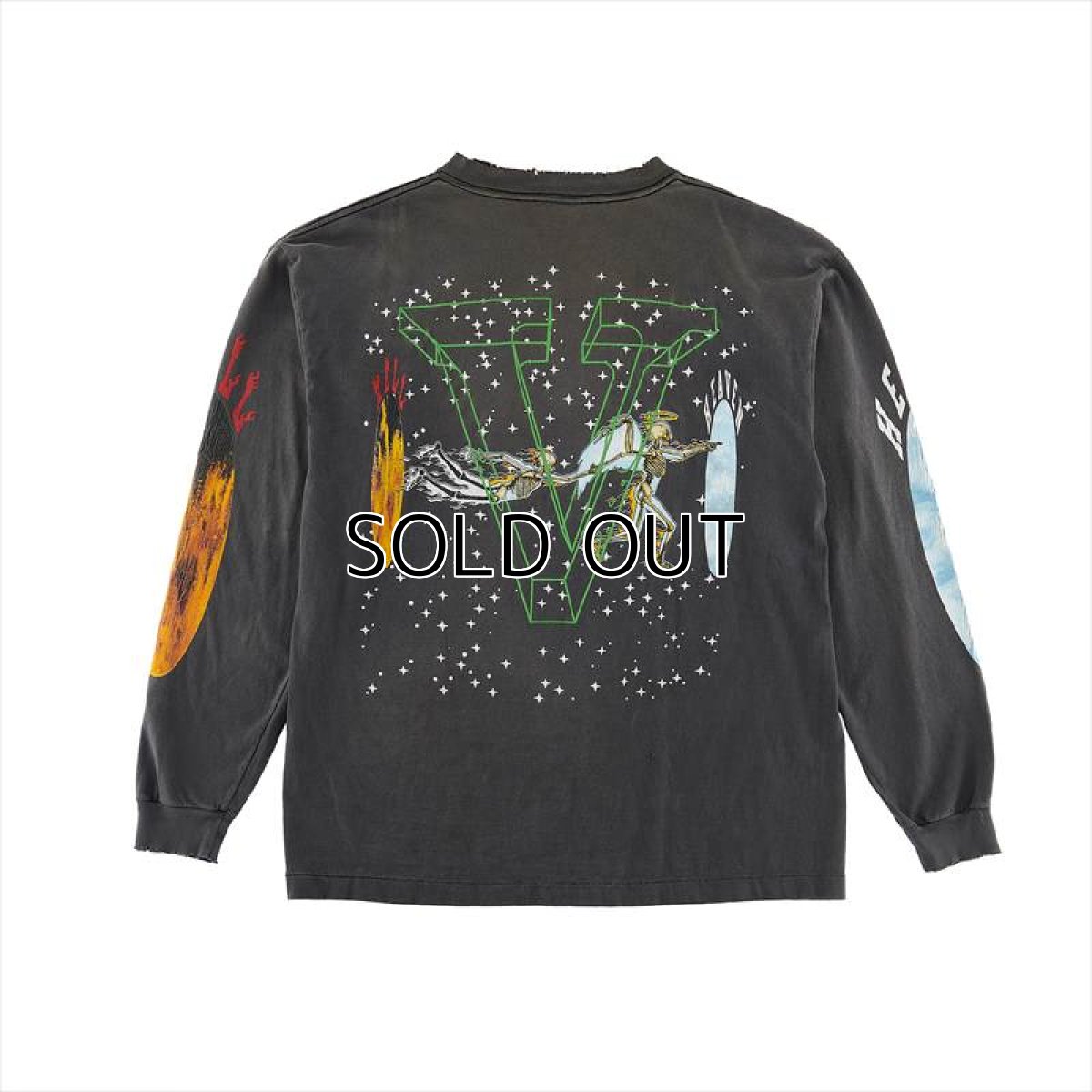 画像3: ©SAINT Mxxxxxx x VLONE L/S T-Shirt Skull (ロングスリーブTシャツ) (3)
