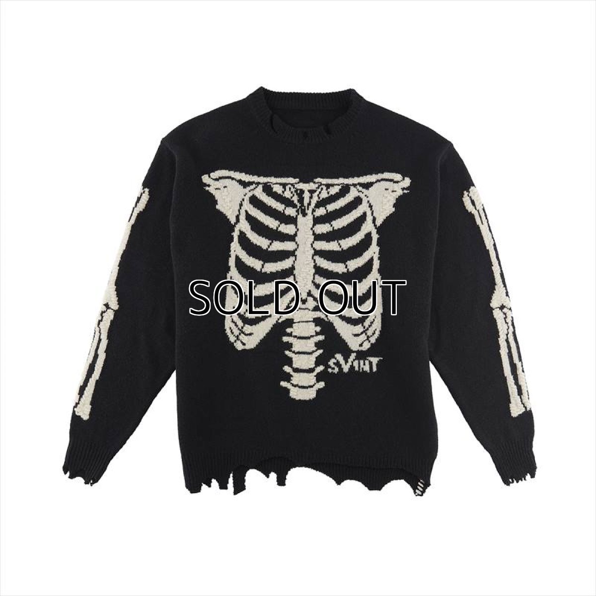 画像1: ©SAINT Mxxxxxx x VLONE Knit Bone (セーター) (1)