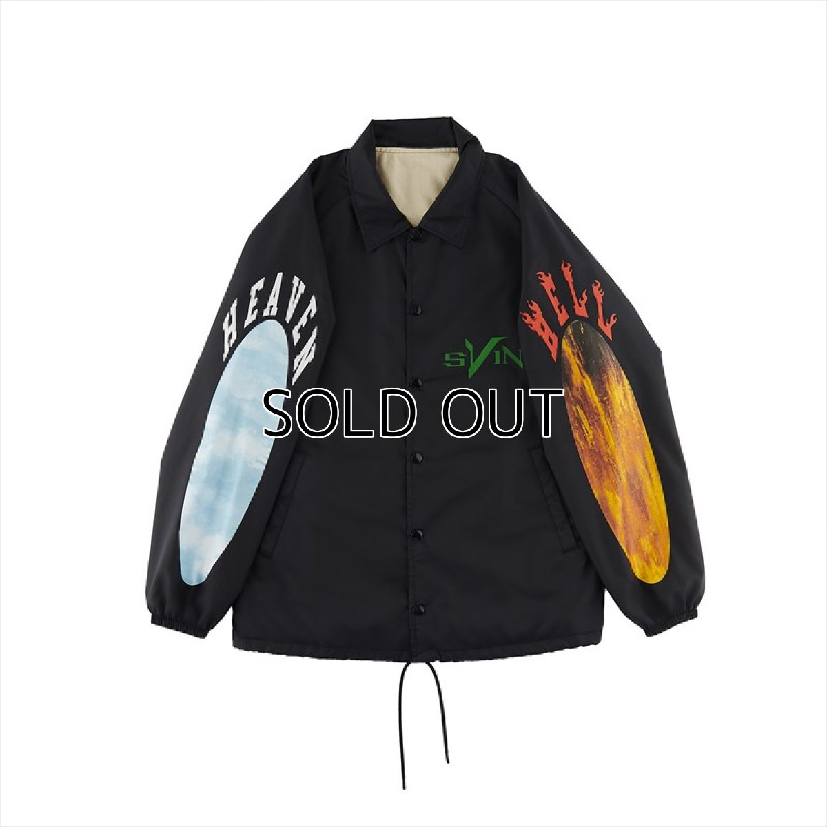 画像2: ©SAINT Mxxxxxx x VLONE Coach Jacket Skull (コーチジャケット) (2)