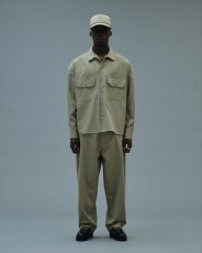 画像2: COOTIE PRODUCTIONS C/R Twill Raza 1 Tuck Trousers (1タックトラウザーズ) (2)