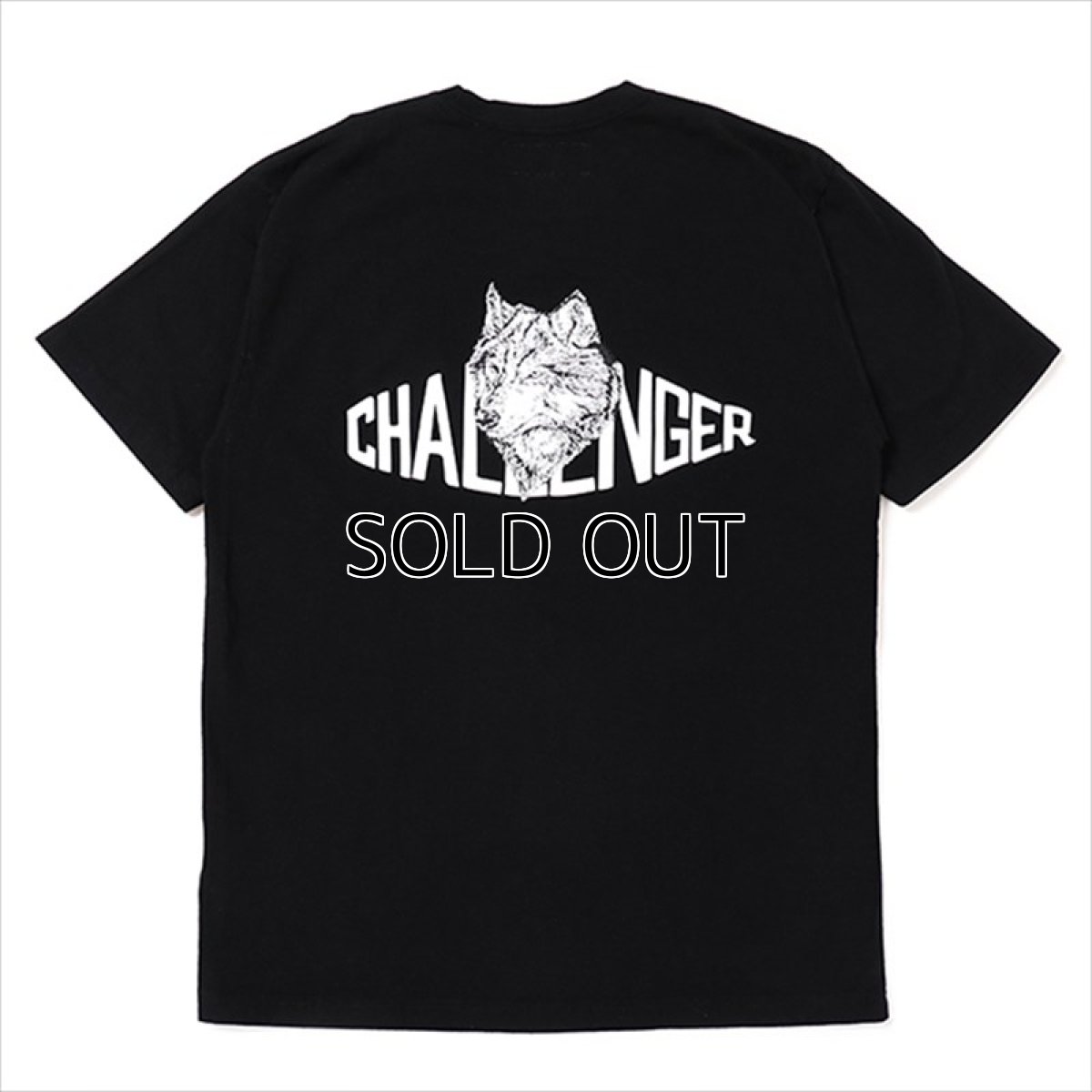 画像1: CHALLENGER Wolf Logo Tee (1)