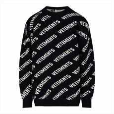 画像1: VETEMENTS Monogram Knitted Sweater (セーター) (1)