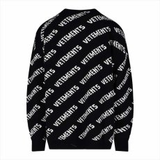 画像2: VETEMENTS Monogram Knitted Sweater (セーター) (2)