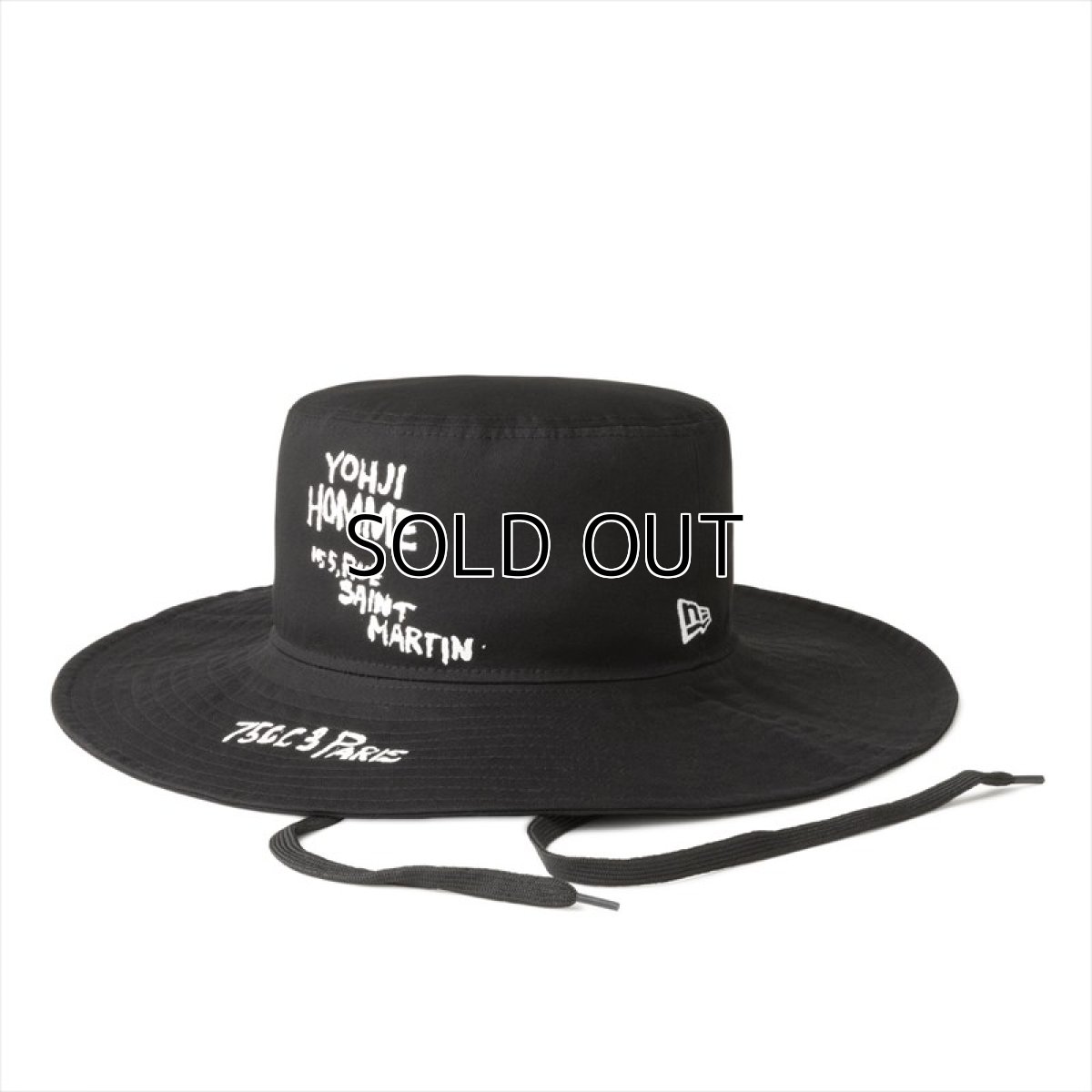 画像1: YOHJI YAMAMOTO x NEW ERA Adventure Wide Brim Hat 2022AW YY Address (1)