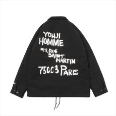 画像2: YOHJI YAMAMOTO x NEW ERA Wool Coach Jacket 2022AW YY Label Logo (2)