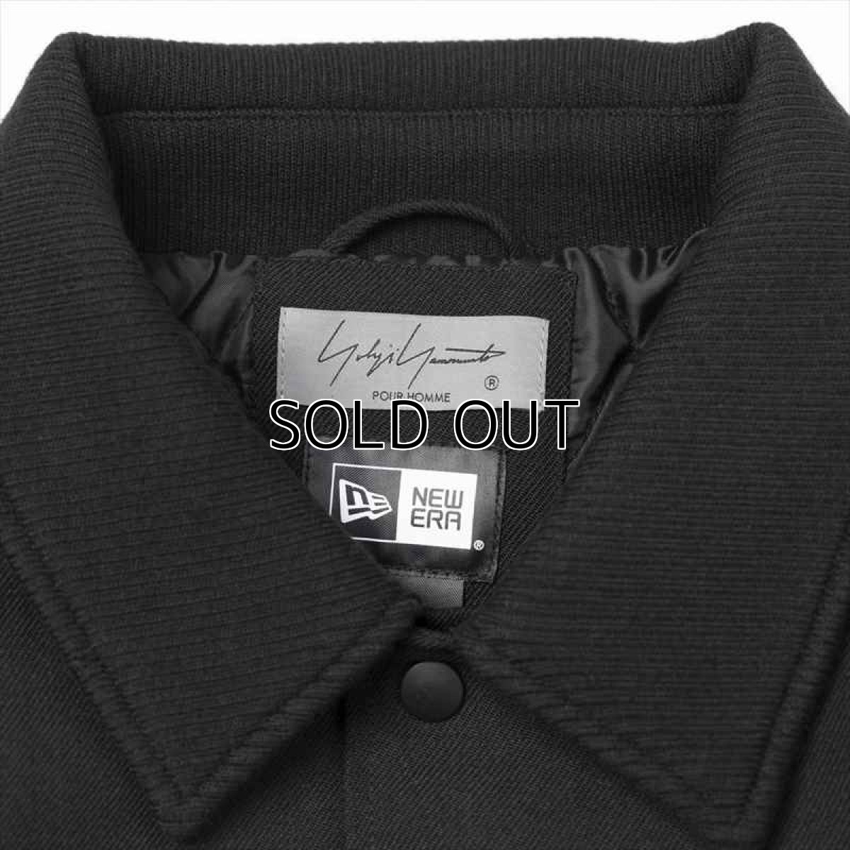 画像4: YOHJI YAMAMOTO x NEW ERA Wool Coach Jacket 2022AW YY Label Logo (4)