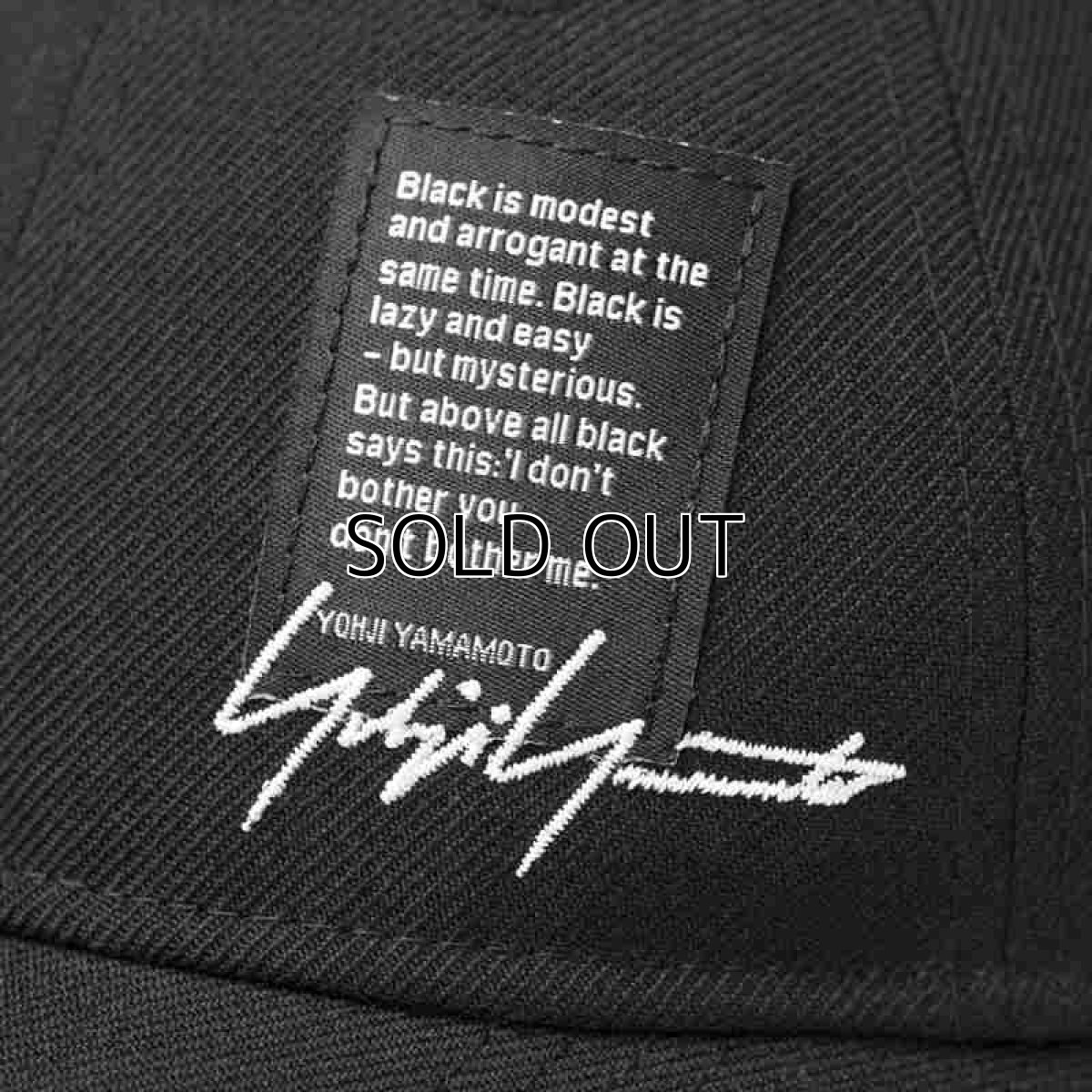 画像4: YOHJI YAMAMOTO x NEW ERA 9THIRTY Cap 2022AW YY Label Logo (4)