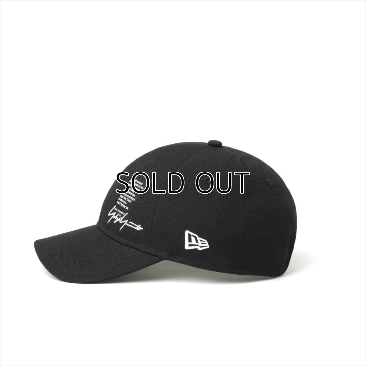 画像2: YOHJI YAMAMOTO x NEW ERA 9THIRTY Cap 2022AW YY Label Logo (2)