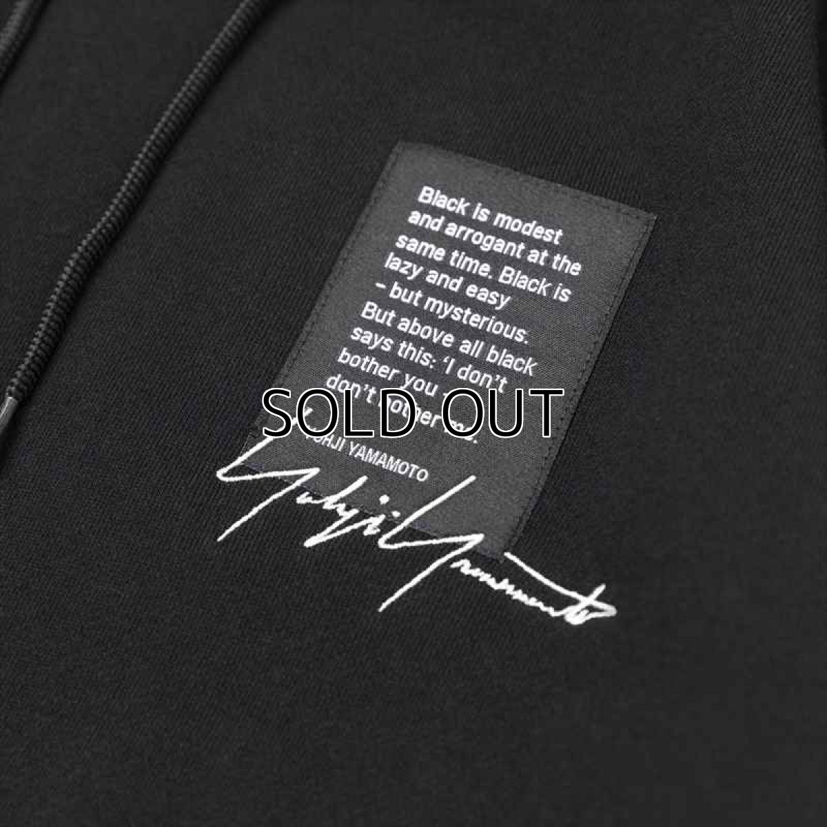 画像3: YOHJI YAMAMOTO x NEW ERA Sweat Pullover Hoodie 2022AW YY Label Logo (3)