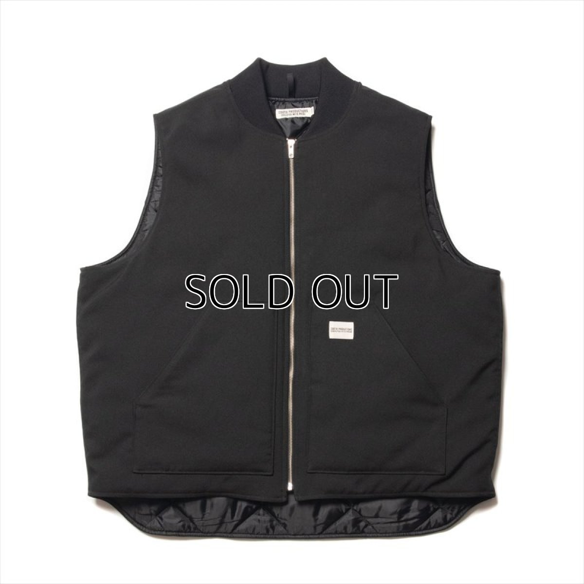 画像1: COOTIE PRODUCTIONS Polyester OX Padded Work Vest (ワークベスト) (1)