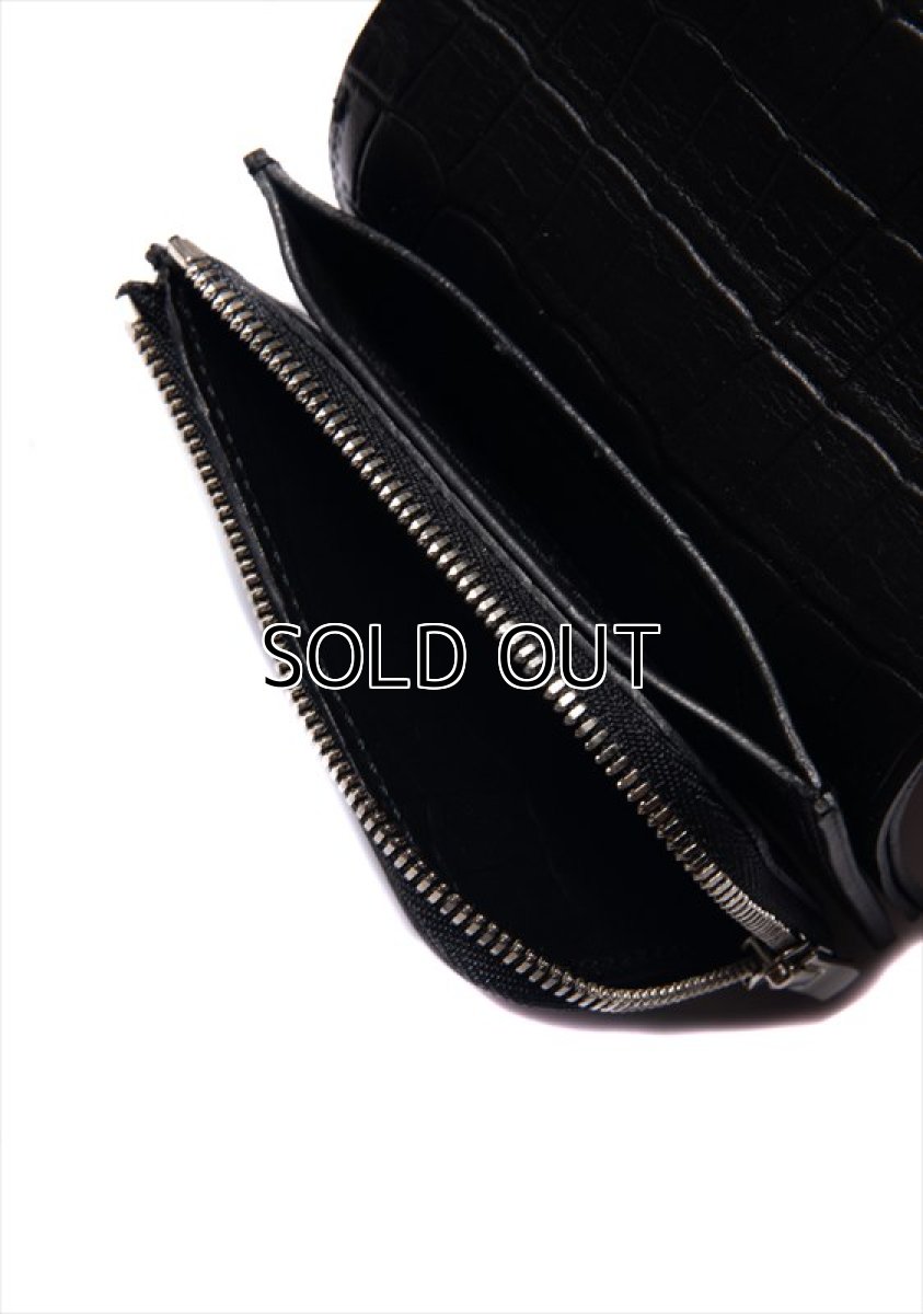 画像4: COOTIE PRODUCTIONS Leather Compact Purse (Crocodile) ウォレット (4)