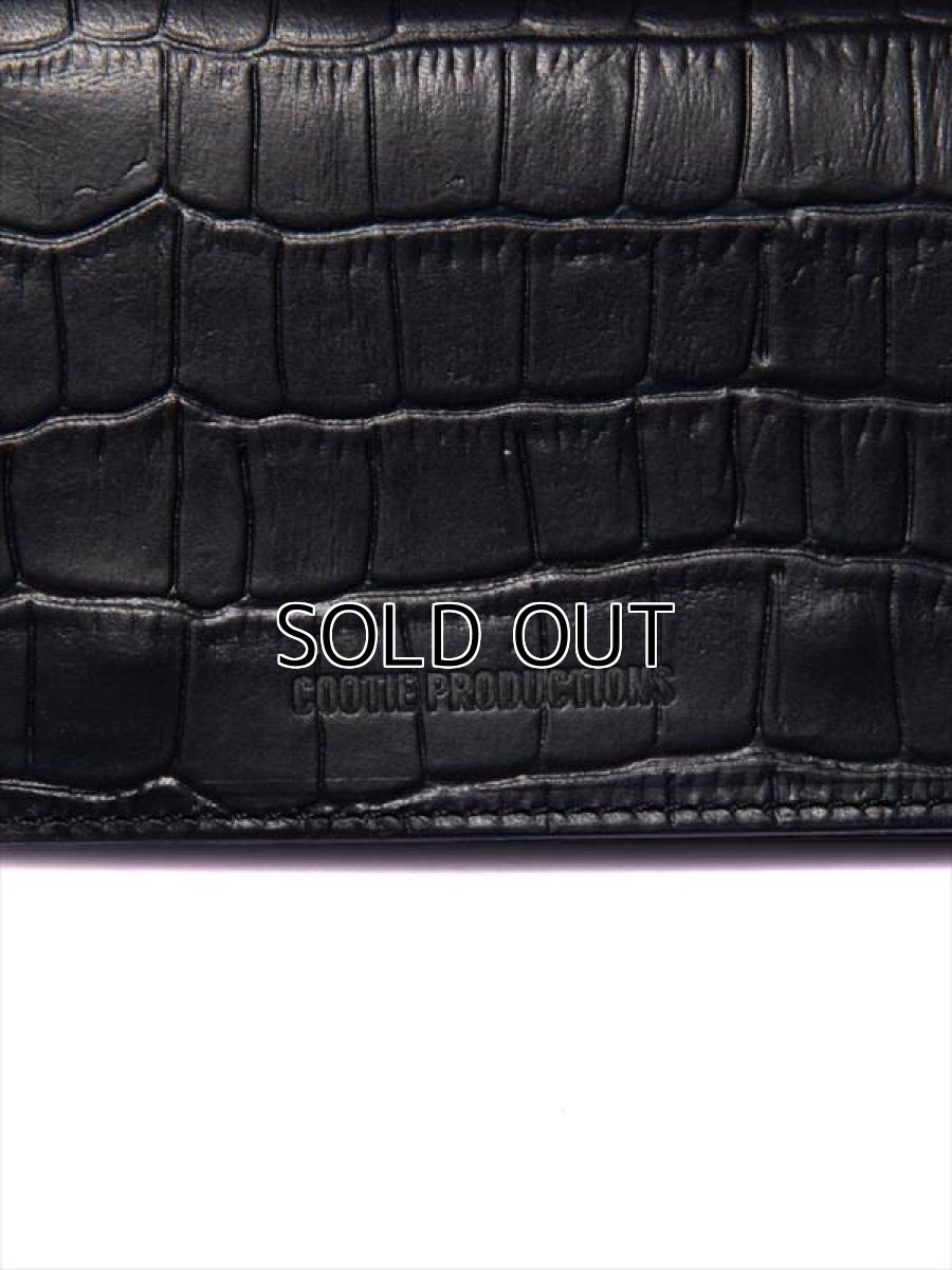 画像5: COOTIE PRODUCTIONS Leather Compact Purse (Crocodile) ウォレット (5)