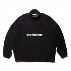 画像1: COOTIE PRODUCTIONS Polyester Velour Half Zip L/S Tee (ハーフジップロングスリーブTシャツ) (1)