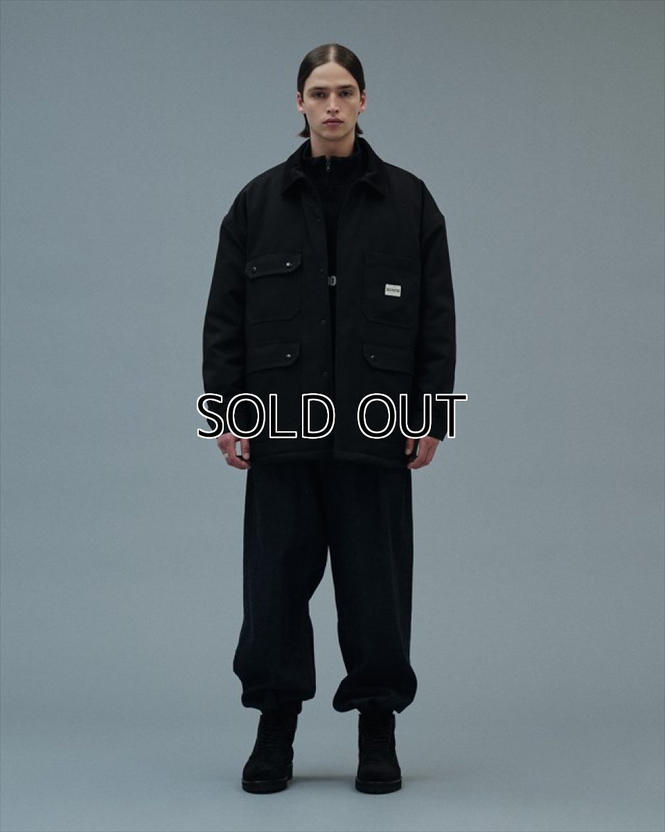 画像5: COOTIE PRODUCTIONS Polyester Velour Half Zip L/S Tee (ハーフジップロングスリーブTシャツ) (5)