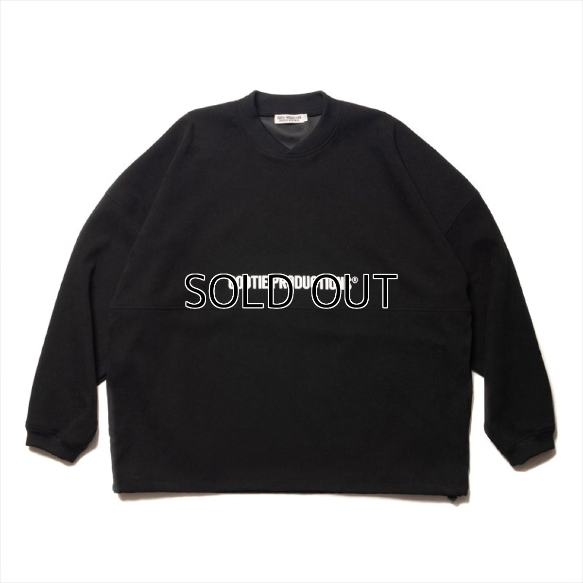 画像1: COOTIE PRODUCTIONS Polyester Velour Football L/S Tee (フットボールTシャツ) (1)