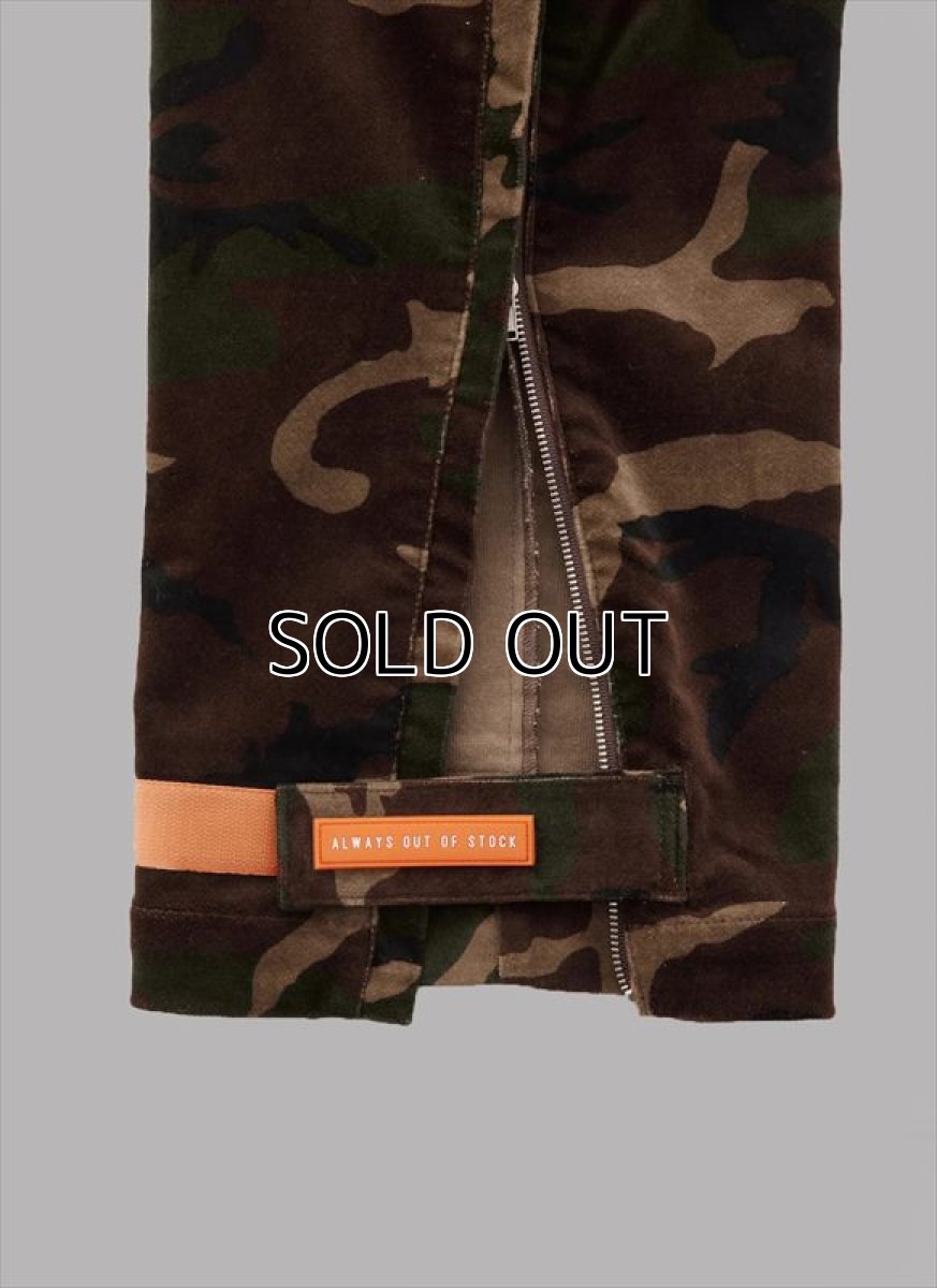 画像5: ALWAYS OUT OF STOCK Velvet Camo Stretch Fatigue Pants (5)