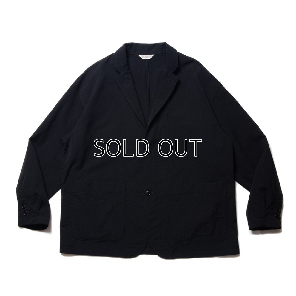 画像1: COOTIE PRODUCTIONS Wool Gabardine 2B Lapel Jacket (ジャケット) (1)