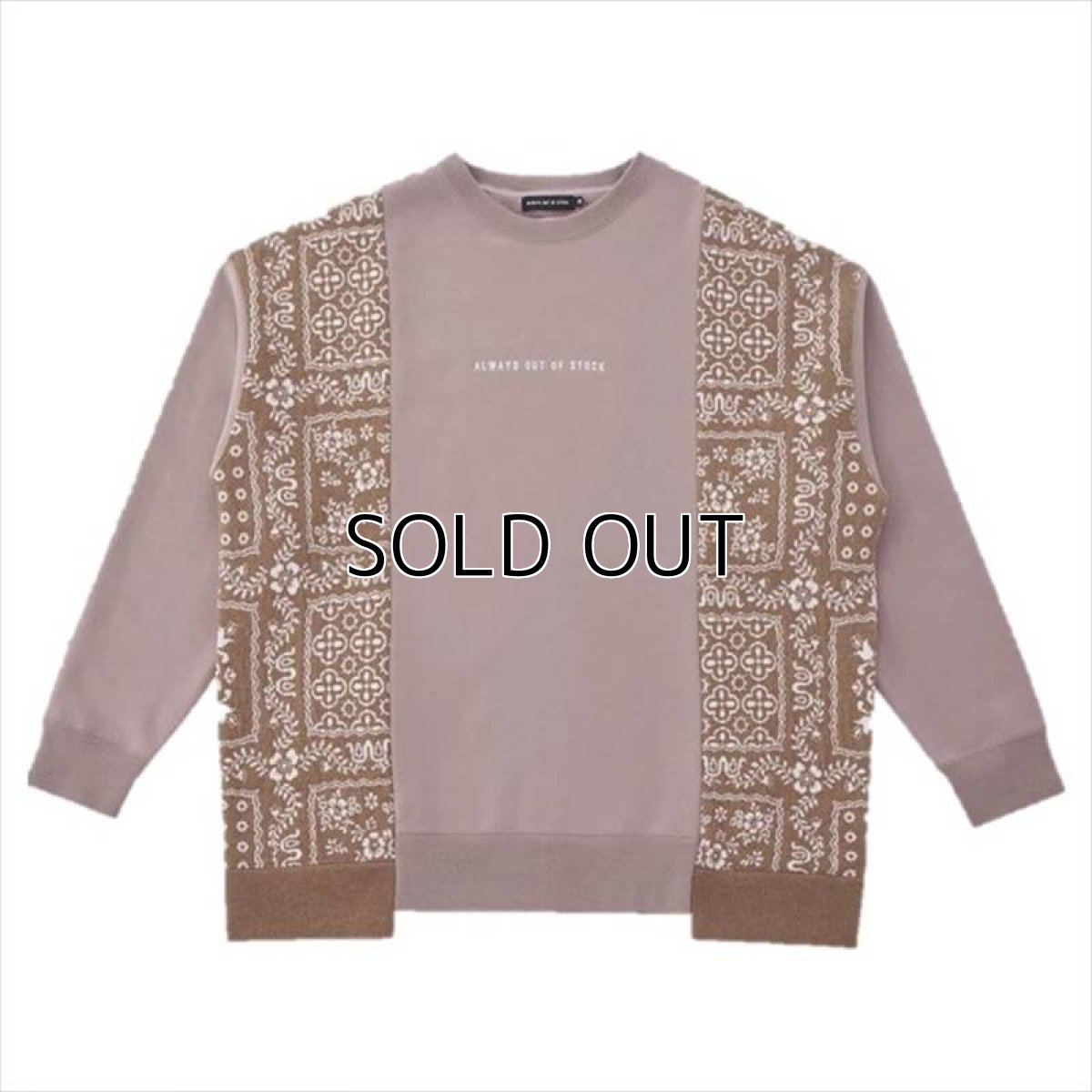 画像1: ALWAYS OUT OF STOCK x REYN SPOONER Switchd Knit Crew Neck Sweat (1)