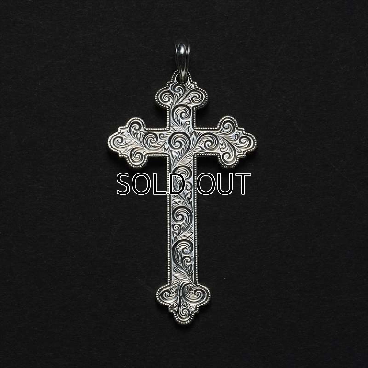 画像1: Antidote BUYERS CLUB Engraved Large Cross Pendant (1)