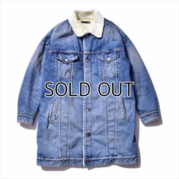 MINEDENIM Boa Lining Long Trucker CT