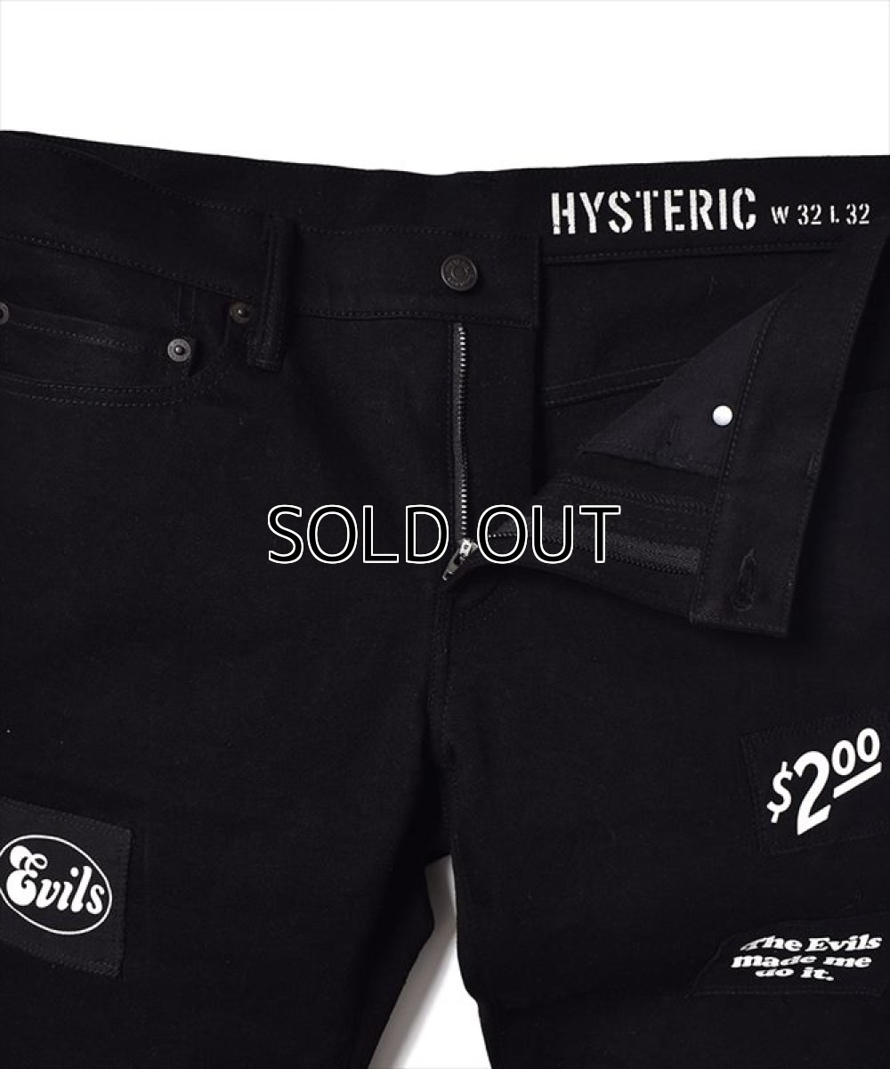 画像3: MINEDENIM x HYSTERIC GLAMOUR F.Black STR 5pocket OWS (デニムパンツ) (3)