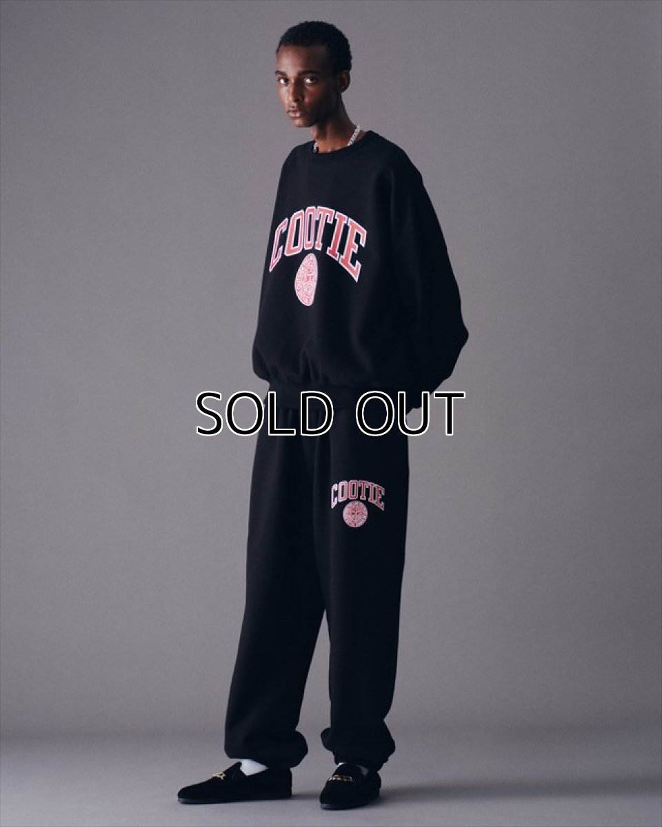 画像3: COOTIE PRODUCTIONS Heavy Oz Sweat Easy Pants (COLLEGE) スウェットイージーパンツ (3)