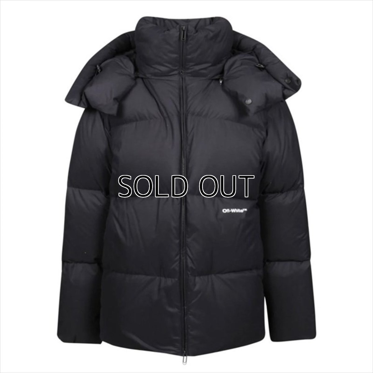 画像1: OFF-WHITE Bounce Hooded Down Puffer Jacket (ダウンジャケット) (1)